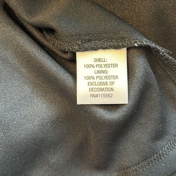 Disney Beauty and the Beast Cold Shoulder Dress Black Gold Size Small - Picture 11 of 13